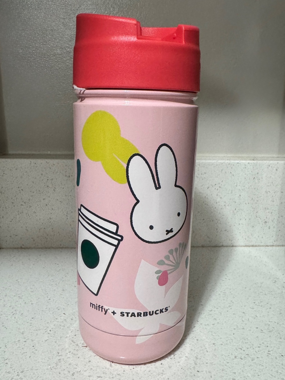 Starbucks x Miffy 2026 Pink Stainless Steel Vacuum Insulated Tumbler, 18oz
